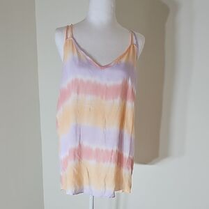 SO Tie-Dye Camisole - Pink, Yellow, White